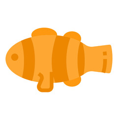 Clownfish flat icon