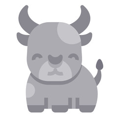 Cow flat icon