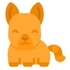 Fox flat icon