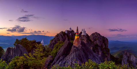 Chaloem Phra Kiat Phrachomklao Rachanusorn temple it is amazing public temple on top of mountain at...