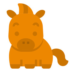 Horse flat icon