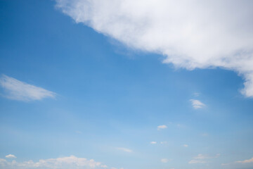 Obraz premium clear blue sky background,clouds with background.