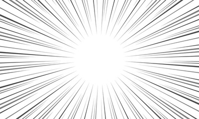 White and black ray burst style background speed vector design