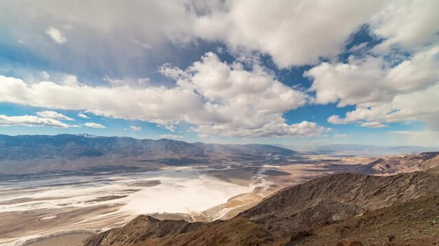 Timelapse 4k - Death Valley Dante's View