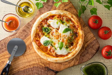 フレッシュモッツァレラのピッツァマルゲリータ