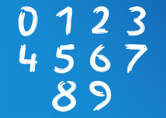 Numerical letters with percentage symbol and a dot symbol - 3D illustration