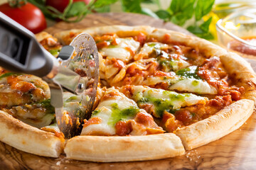 フレッシュモッツァレラのピッツァマルゲリータ