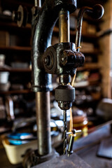 mandrin perceuse à colonne vintage