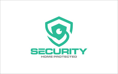 Illustration vector graphic of safe, lock, shield, and security logo design template
