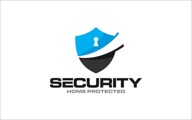 Illustration vector graphic of safe, lock, shield, and security logo design template