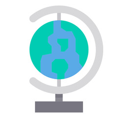 Geography flat icon