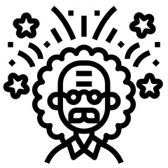 Professor line icon