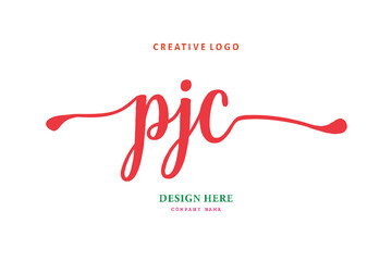 PJC lettering logo is simple, easy to understand and authoritative