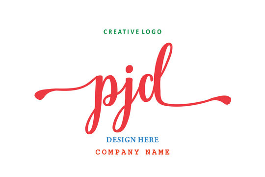 PJD lettering logo is simple, easy to understand and authoritative
