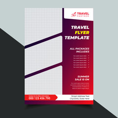 Flyer Design Template Vector