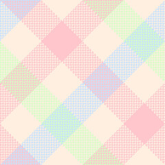 Plaid seamless vector pattern.