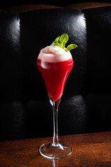 tasty mocktail in the restaurant