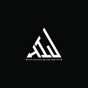 H I J letter logo creative design. H I J unique design