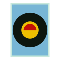 Earth Abstract Geometric Wall Art. Mid Century Illustration in Minimal Style for house Decoration Background. Shape Art Set of soft color painting in boho style. poster template layouts.