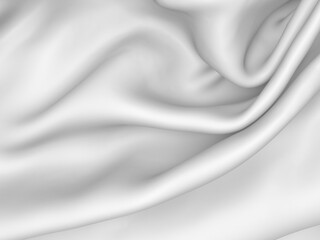 Obraz premium Abstract white fabric texture background