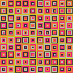 Abstract Geometric Pattern generative computational art illustration