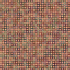 Abstract Geometric Pattern generative computational art illustration