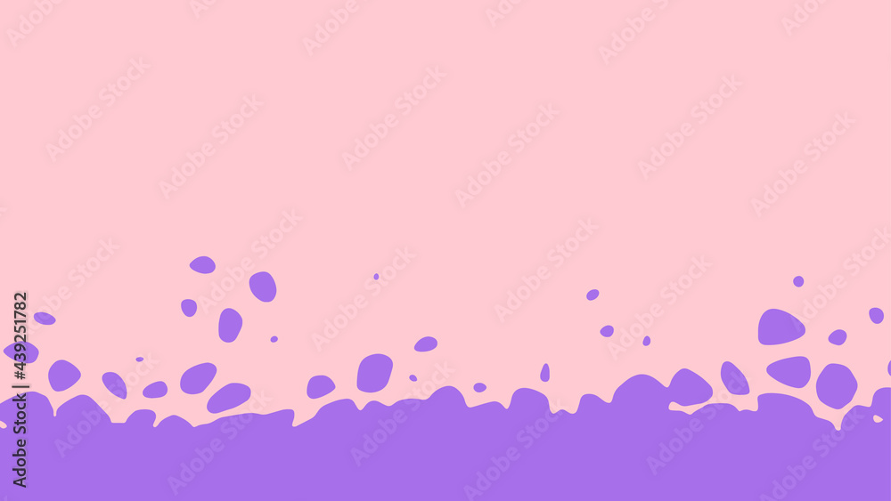 Sticker footer or header for website or poster, transition between two colors. design element, vector illust