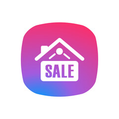 Home Sale Sign - Sticker