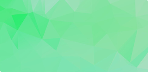 Fototapeta premium Green vivid geometric abstract bright green blurred mosaic wallpaper with triangle shapes for banner