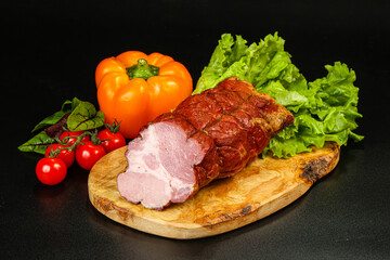 Delicous smoked pork for snack