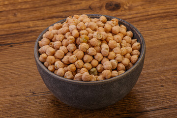 Vegan cuisine - Dry chickpea heap