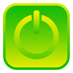 Switch on and off button. Isolated web icon.