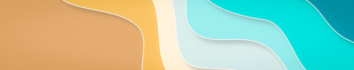 abstract colorful wave background with wave and sea