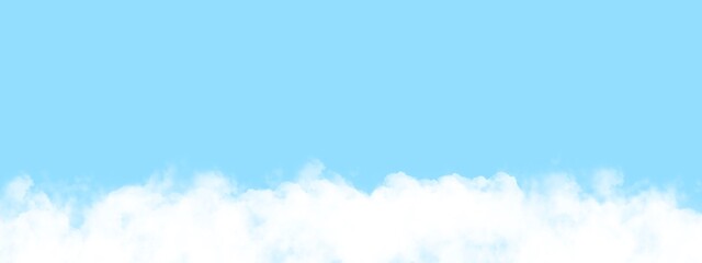 abstract big cloud in light blue sky background with copy space