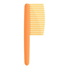 Hair comb icon. Cartoon of Hair comb vector icon for web design isolated on white background