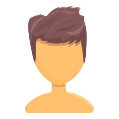 Thick hair icon. Cartoon of Thick hair vector icon for web design isolated on white background
