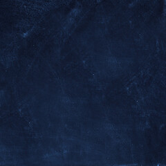 Grain blue paint wall background or texture
