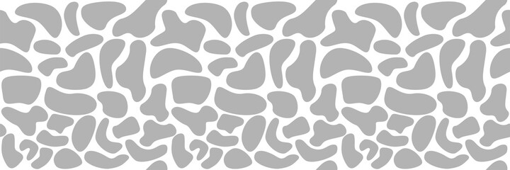 liquid blotch shape vector elements. modern abstract graphic elements pattern illusration seamless