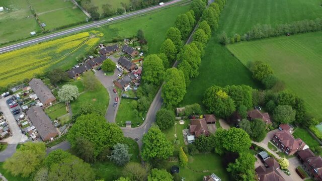 A road going through Chilham in Kent.