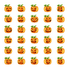 Gradient icons for pumpkin.
