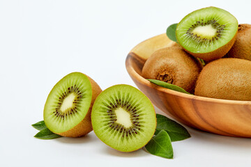 Kiwi fruit on a white background
흰 배경 위의 키위 과일