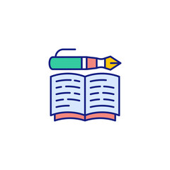 Training icon in vector. Logotype
