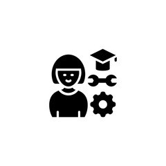 Necessary Skills icon in vector. Logotype