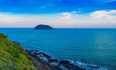 Scenery of volcanic island in Zhangzhou City, Fujian Province, China