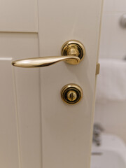 detail of a door handle