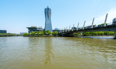 Naklejka premium West Lake Cultural Plaza, Hangzhou, China