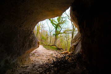 Cave in the mountainsof Shuldan