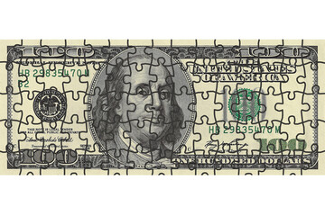 one hundred dollar bill puzzle