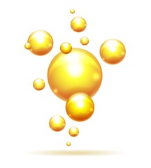 Argan oil bubbles