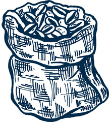 coffee hand drawn elements